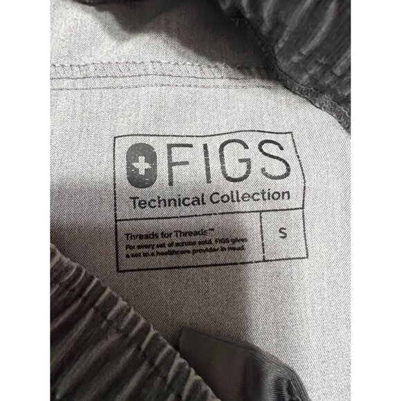 Men's FIGS Gray Tansen Jogger Scrub Pants Medical Size S - Picture 9 of 9